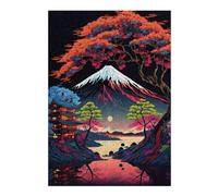 Jigsaw Puzzles for Adults38x26cm/1000pcs Mount Fuji Reflections Teenagers Puzzles Brain Teaser Game Wall Art Christmas Birthday Gifts 38x26cm/1000pcs