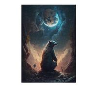 Jigsaw Puzzles for Adults38x26cm/1000pcs Night Sky Bear Gazing Jigsaws for Adults Fun Games Birthday Present Christmas Birthday Gifts 38x26cm/1000pcs