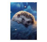Jigsaw Puzzles for Adults38x26cm/1000pcs Whispering Hedgehog Dreams Teenagers Puzzles Brain Teaser Game Wall Art Christmas Birthday Gifts 38x26cm/1000pcs