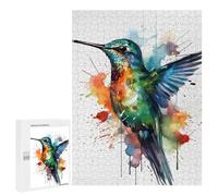Jigsaw Puzzles for Adults500 PCS Bird Hummingbird Adult Puzzles Brain Teaser Game Home Decoration Help The Brain Exercise 500 PCS