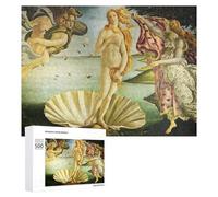 Jigsaw Puzzles for Adults500 PCS Birth of Venus Botticelli's Masterpiece Teenagers Puzzles Anti-Stress Toys Presents for Women Fun Activities at Home 500 PCS