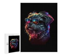 Jigsaw Puzzles for Adults500 PCS Brussels Griffon Adult Jigsaw Family Game Staycation Kill Time for Birthday, Chrismas 500 PCS