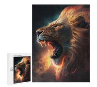 Jigsaw Puzzles for Adults500 PCS Celestial Lion Puzzle for Adults DIY Toys Staycation Kill Time Fun at Home Activities, 500 PCS