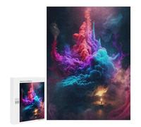 Jigsaw Puzzles for Adults500 PCS Colorful Clouds in Space Adult Jigsaw Puzzle Hands-on Game But Fun And Humorous Stress Reduction Gifts 500 PCS