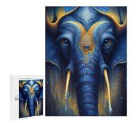 Jigsaw Puzzles for Adults500 PCS Colorful Elephant Dreamscape Puzzle for Adults Fun Games Wall Decoration Deal As Gifts for The Whole Family 500 PCS
