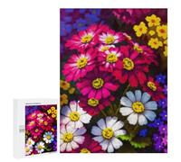 Jigsaw Puzzles for Adults500 PCS Colorful Spring Flowers Jigsaw for Adults Brain Teaser Game Pattern Assembly Unique Birthday And Gifts 500 PCS