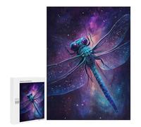 Jigsaw Puzzles for Adults500 PCS Cosmic Dragonfly Art Print-5 Teenagers Puzzles Relaxing Games For Family Fun Fun Activities at Home 500 PCS