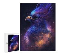 Jigsaw Puzzles for Adults500 PCS Cosmic Feathered Bird Art Print Jigsaw for Adults Brain Teaser Game Pattern Assembly Unique Birthday And Gifts 500 PCS