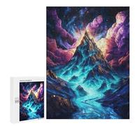 Jigsaw Puzzles for Adults500 PCS Cosmic Mountain Peak Adult Jigsaw Family Game Staycation Kill Time for Birthday, Chrismas 500 PCS