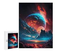 Jigsaw Puzzles for Adults500 PCS Cosmic Planet Spectacle Puzzle for Adults DIY Toys Staycation Kill Time Fun at Home Activities, 500 PCS