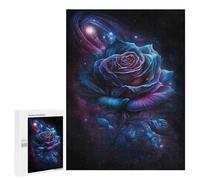 Jigsaw Puzzles for Adults500 PCS Cosmic Rose Fantasy Artwork-1 Jigsaw for Adults Brain Teaser Game Pattern Assembly Unique Birthday And Gifts 500 PCS