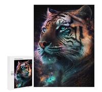 Jigsaw Puzzles for Adults500 PCS Cosmic Tiger Portrait-17 Jigsaw for Adults Brain Teaser Game Pattern Assembly Unique Birthday And Gifts 500 PCS
