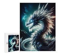 Jigsaw Puzzles for Adults500 PCS Crystal Dragon Puzzle for Adults DIY Toys Staycation Kill Time Fun at Home Activities, 500 PCS