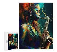 Jigsaw Puzzles for Adults500 PCS Digital Painting Rhythm Jigsaw for Adults Brain Teaser Game Pattern Assembly Unique Birthday And Gifts 500 PCS