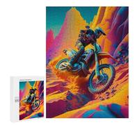 Jigsaw Puzzles for Adults500 PCS Dirt Motocross BestArt Puzzle for Adults DIY Toys Staycation Kill Time Fun at Home Activities, 500 PCS