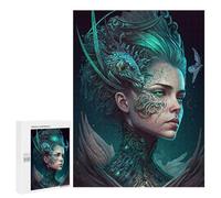 Jigsaw Puzzles for Adults500 PCS Dragon Queen's Enchanted Portrait Adult Jigsaw Puzzle Hands-on Game But Fun And Humorous Stress Reduction Gifts 500 PCS