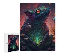 Jigsaw Puzzles for Adults500 PCS Enchanted Forest Frog -1 Adult Jigsaw Puzzle Hands-on Game But Fun And Humorous Stress Reduction Gifts 500 PCS