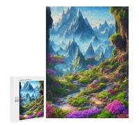 Jigsaw Puzzles for Adults500 PCS Enchanted Mountain Valley Adult Jigsaw Puzzle Hands-on Game But Fun And Humorous Stress Reduction Gifts 500 PCS