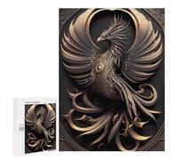 Jigsaw Puzzles for Adults500 PCS Eternal Flame Phoenix Adult Jigsaw Puzzle Family Game Presents for Women Challenging Game Gifts 500 PCS