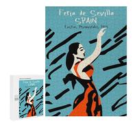 Jigsaw Puzzles for Adults500 PCS Feria De Sevilla Spain Jigsaw for Adults Brain Teaser Game Pattern Assembly Unique Birthday And Gifts 500 PCS