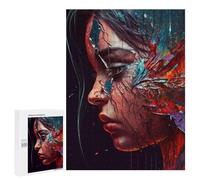 Jigsaw Puzzles for Adults500 PCS Fragmented Beauty Digital Art Adult Jigsaw Puzzle Hands-on Game But Fun And Humorous Stress Reduction Gifts 500 PCS