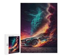 Jigsaw Puzzles for Adults500 PCS Galactic Car Eruption -1 Puzzle for Adults Fun Games Wall Decoration Deal As Gifts for The Whole Family 500 PCS