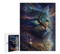 Jigsaw Puzzles for Adults500 PCS Galactic Whiskered Guardian -2 Puzzle for Adults Fun Games Wall Decoration Deal As Gifts for The Whole Family 500 PCS