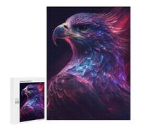 Jigsaw Puzzles for Adults500 PCS Galaxy Eagle Hawk Bird Adult Puzzles Brain Teaser Game Home Decoration Help The Brain Exercise 500 PCS