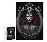 Jigsaw Puzzles for Adults500 PCS Gothic Mirror Portrait Adult Jigsaw Puzzle Hands-on Game But Fun And Humorous Stress Reduction Gifts 500 PCS