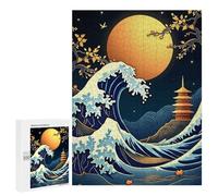 Jigsaw Puzzles for Adults500 PCS Great Wave Japan Adult Jigsaw Puzzle Hands-on Game But Fun And Humorous Stress Reduction Gifts 500 PCS