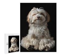 Jigsaw Puzzles for Adults500 PCS Havanese Yoga Relax Puzzle for Adults Fun Games Wall Decoration Deal As Gifts for The Whole Family 500 PCS