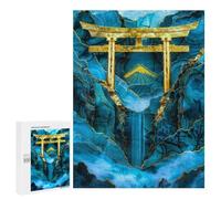 Jigsaw Puzzles for Adults500 PCS Jade Mountain Torii Gate Adult Jigsaw Puzzle Family Games Difficult Challenge Fun Activities at Home 500 PCS