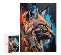 Jigsaw Puzzles for Adults500 PCS LYNX Panorama Set Right 1 Puzzle for Adults DIY Toys Staycation Kill Time Fun at Home Activities, 500 PCS