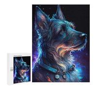 Jigsaw Puzzles for Adults500 PCS Miniature Schnauzer Dog Adult Puzzles Brain Teaser Game Home Decoration Help The Brain Exercise 500 PCS