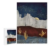 Jigsaw Puzzles for Adults500 PCS Moonlit Desert Jigsaw for Adults Brain Teaser Game Pattern Assembly Unique Birthday And Gifts 500 PCS