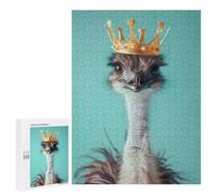 Jigsaw Puzzles for Adults500 PCS Ostrich King Puzzle for Adults DIY Toys Staycation Kill Time Fun at Home Activities, 500 PCS