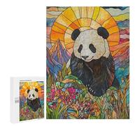 Jigsaw Puzzles for Adults500 PCS Panda in Mountain Sunset Adult Jigsaw Puzzle Hands-on Game But Fun And Humorous Stress Reduction Gifts 500 PCS