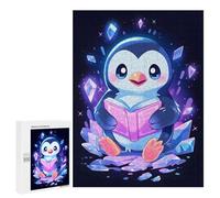 Jigsaw Puzzles for Adults500 PCS Penguin Reading A Book Adult Jigsaw Family Game Staycation Kill Time for Birthday, Chrismas 500 PCS