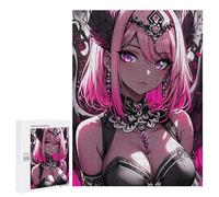 Jigsaw Puzzles for Adults500 PCS Pink-Haired Anime Angel Jigsaw for Adults Brain Teaser Game Pattern Assembly Unique Birthday And Gifts 500 PCS
