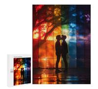 Jigsaw Puzzles for Adults500 PCS Pride Flag Gay Puzzle for Adults DIY Toys Staycation Kill Time Fun at Home Activities, 500 PCS