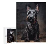 Jigsaw Puzzles for Adults500 PCS Scottish Terrier Adult Jigsaw Family Game Staycation Kill Time for Birthday, Chrismas 500 PCS