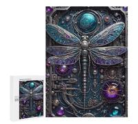 Jigsaw Puzzles for Adults500 PCS Steampunk Dragonfly Jigsaw for Adults Brain Teaser Game Pattern Assembly Unique Birthday And Gifts 500 PCS