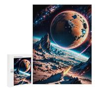 Jigsaw Puzzles for Adults500 PCS The Red Planet Puzzle for Adults DIY Toys Staycation Kill Time Fun at Home Activities, 500 PCS