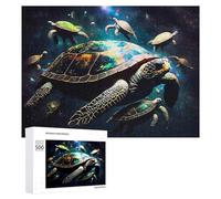 Jigsaw Puzzles for Adults500 PCS Turtle Jigsaws for Adults DIY Toys Wall Art Unique Birthday And Xmas Gifts 500 PCS