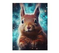Jigsaw Puzzles for Adults52x38cm/1000pcs Cosmic Squirrel Portrait Jigsaws for Adults Toy Wall Decor Staycation Kill Time Fun Activities at Home 52x38cm/1000pcs