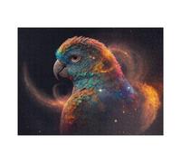 Jigsaw Puzzles for Adults52x38cm/1000pcs Galactic Parrot Cosmic Beauty in Flight Puzzle for Adults Family Games Analysis And Logic Stress Reduction Gifts 52x38cm/1000pcs