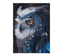 Jigsaw Puzzles for Adults52x38cm/1000pcs Glowing Mystical Owl Jigsaws for Adults Fun Games Birthday Present Christmas Birthday Gifts 52x38cm/1000pcs