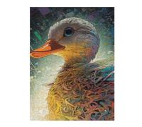 Jigsaw Puzzles for Adults52x38cm/1000pcs Whimsical Duck Illustration Jigsaws for Adults Toy Wall Decor Staycation Kill Time Fun Activities at Home 52x38cm/1000pcs
