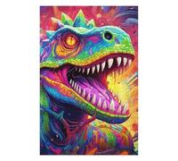 Jigsaw Puzzles for Adults75x50cm/1000pcs Colorful Dinosaur Artwork -1 Adult Jigsaw Puzzle Toy Wall Decor Staycation Kill Time Unique Birthday And Xmas Gifts 75x50cm/1000pcs
