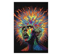 Jigsaw Puzzles for Adults75x50cm/1000pcs Flaming Temperance Jigsaws for Adults Toy Wall Decor Staycation Kill Time Fun Activities at Home 75x50cm/1000pcs